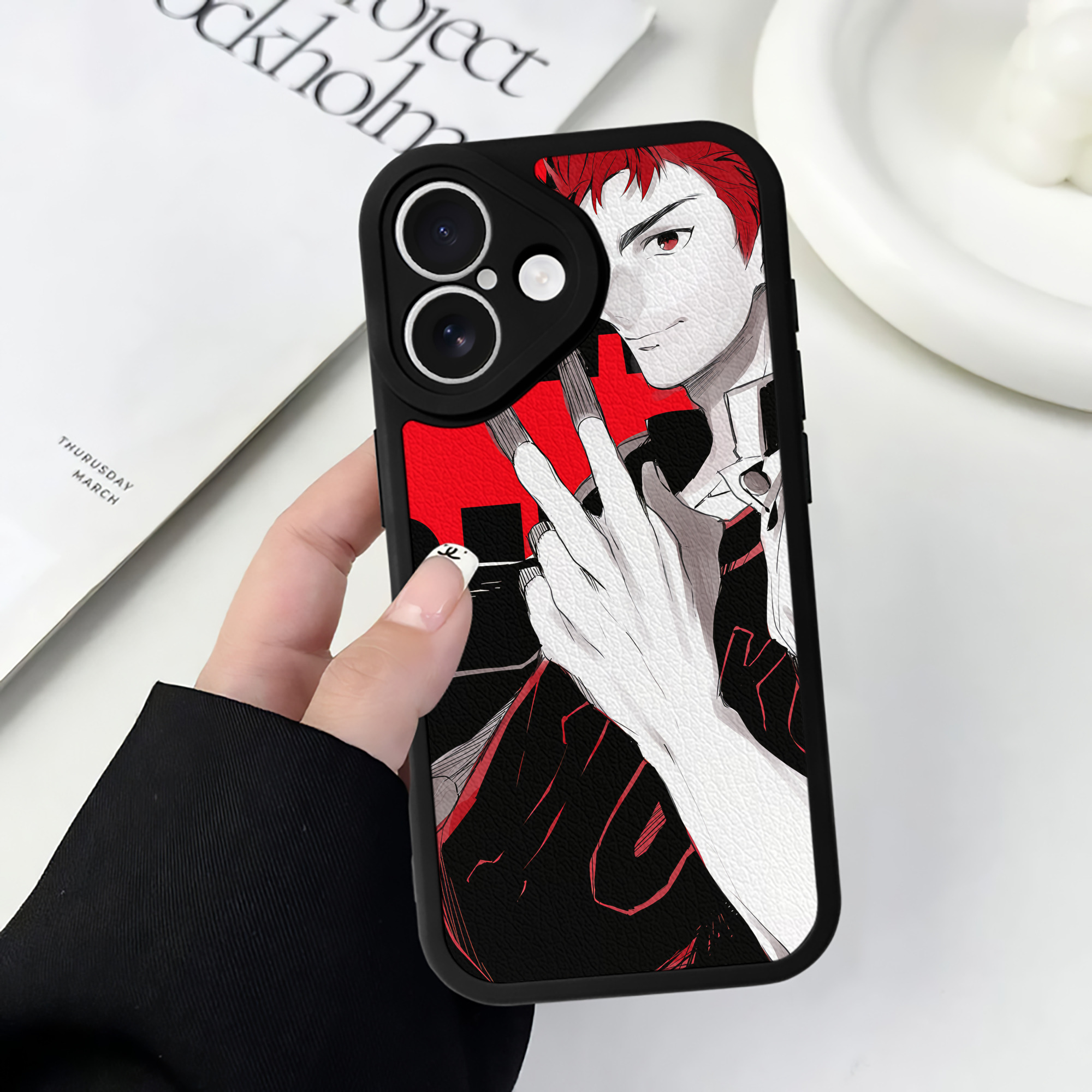 （画像用） SLAM DUNK／スラムダンク 【iPhone 16シリーズ対応】シリコンスマホケース（レザー調） 材質：シリコン